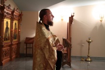 Освящение иконы Божией Матери "Одигитрия", написанной на средства Ассоциации такси г.Хабаровска. Спас-Преображенский собор - Храм преп. Серафима Саровского. 31 июля 2011г.