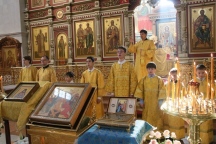 Божественная литургия в Спасо-Преображенском кафедральном соборе 12 октября 2025 г.